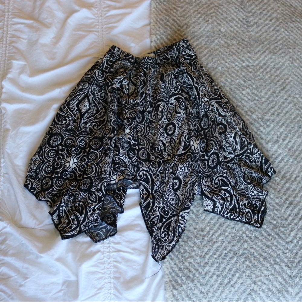 Asymmetrical Flowy Skirt